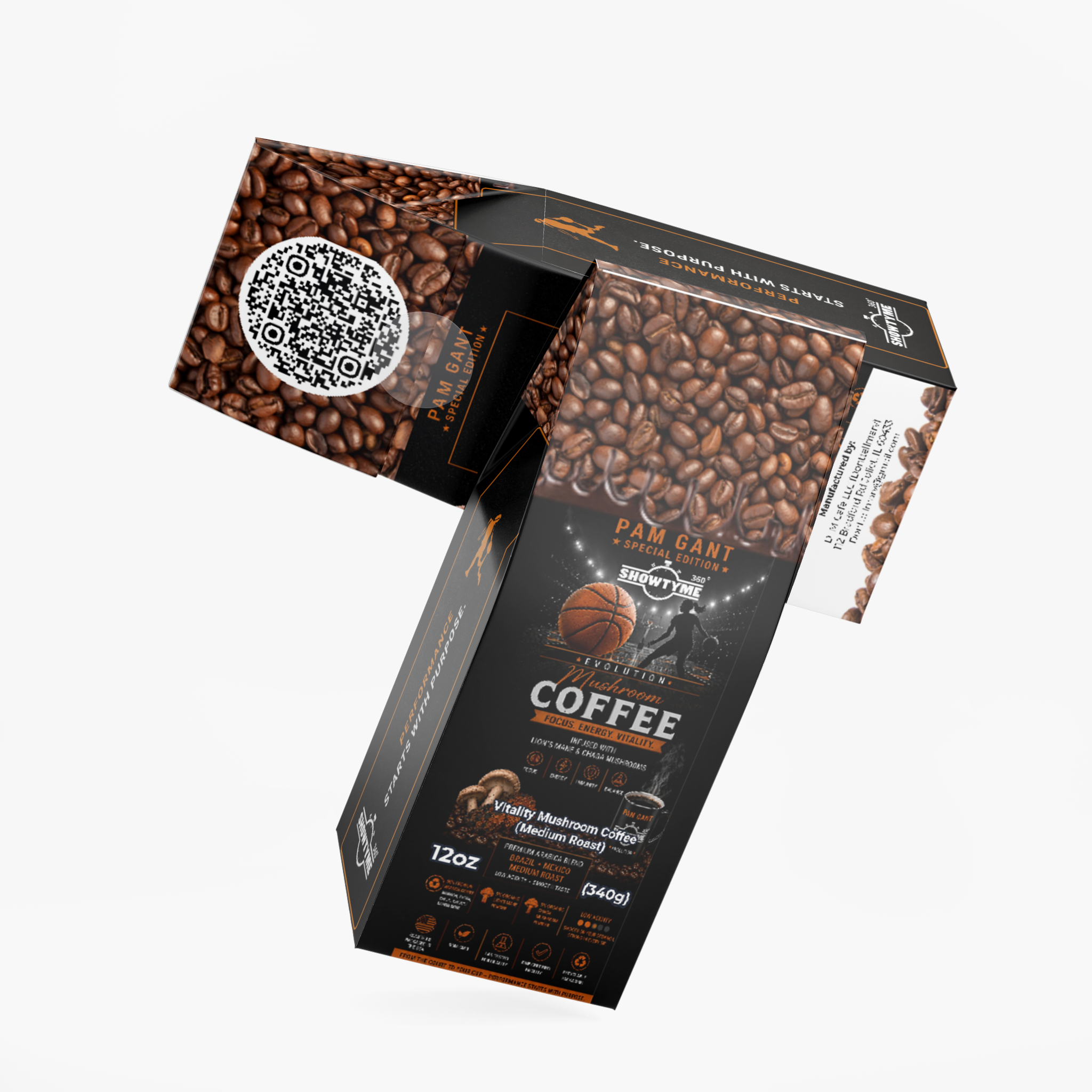 PAM GANT Mushroom Coffee (Energy Roast)