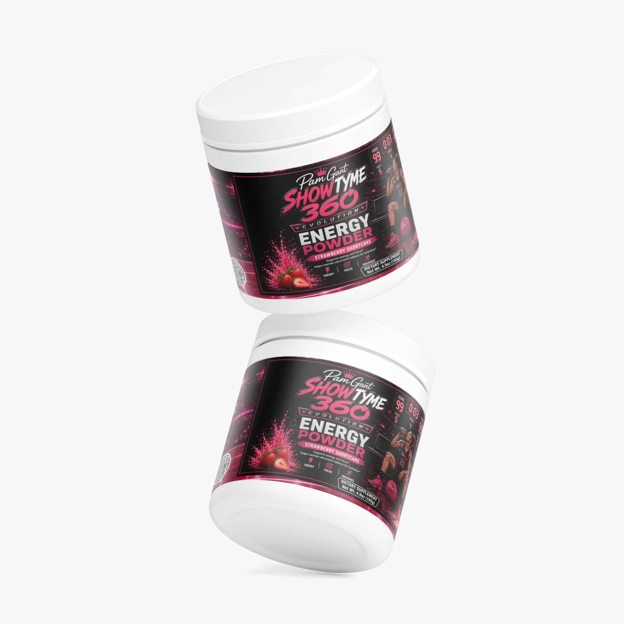 Energy Powder (Strawberry Shortcake)