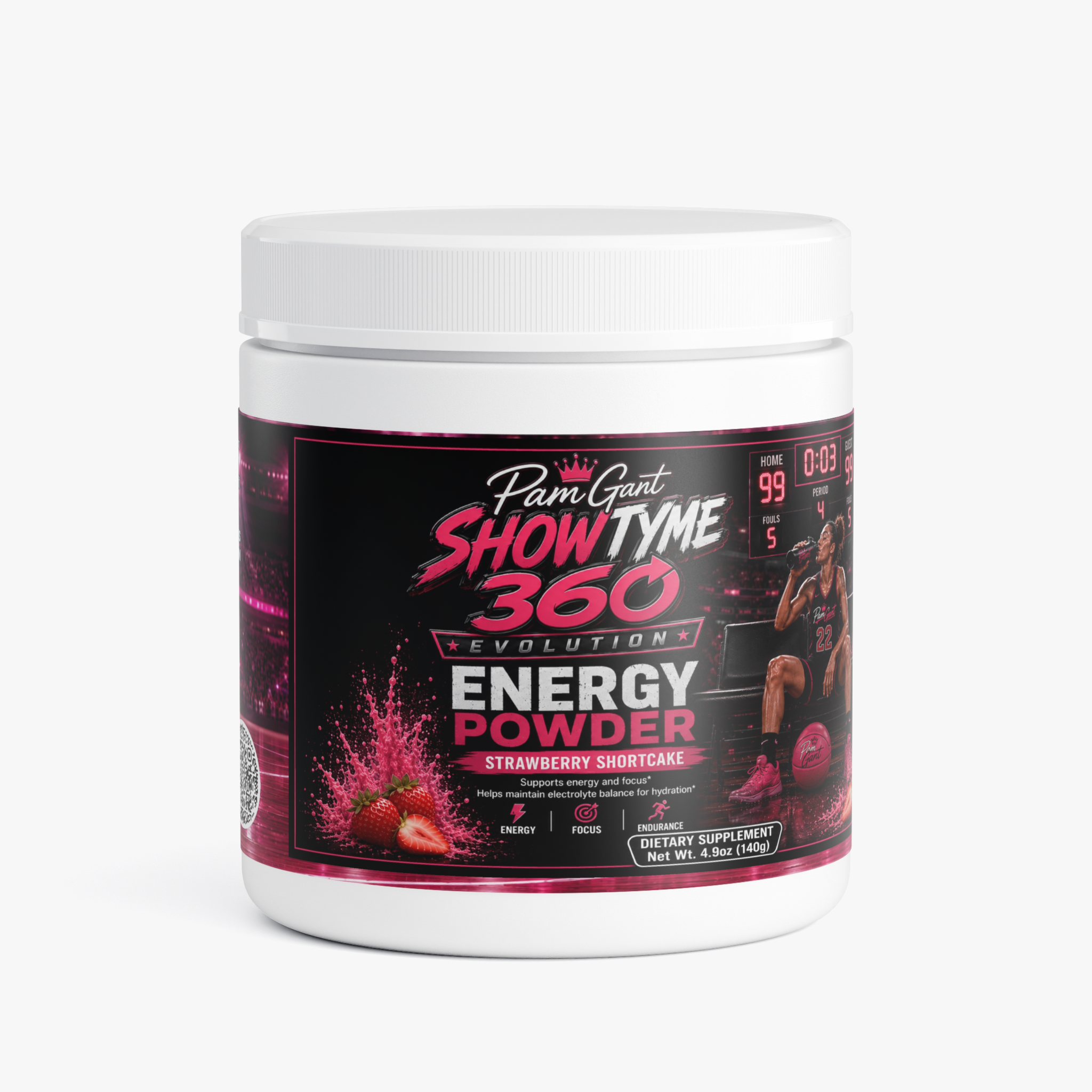 Energy Powder (Strawberry Shortcake)