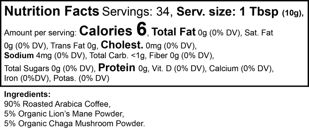 PAM GANT Mushroom Coffee (Energy Roast)