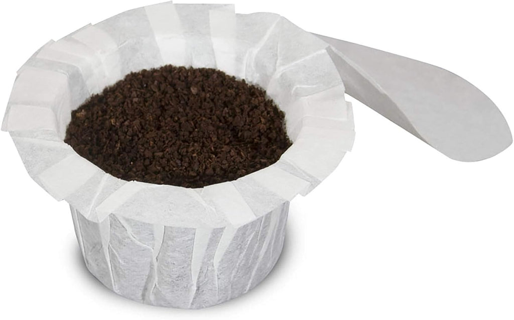 Ez-Cup Disposable Coffee Filters for Reusable Coffee Pods - 5 Pack (250 Filters) Paper Coffee Pod Filters